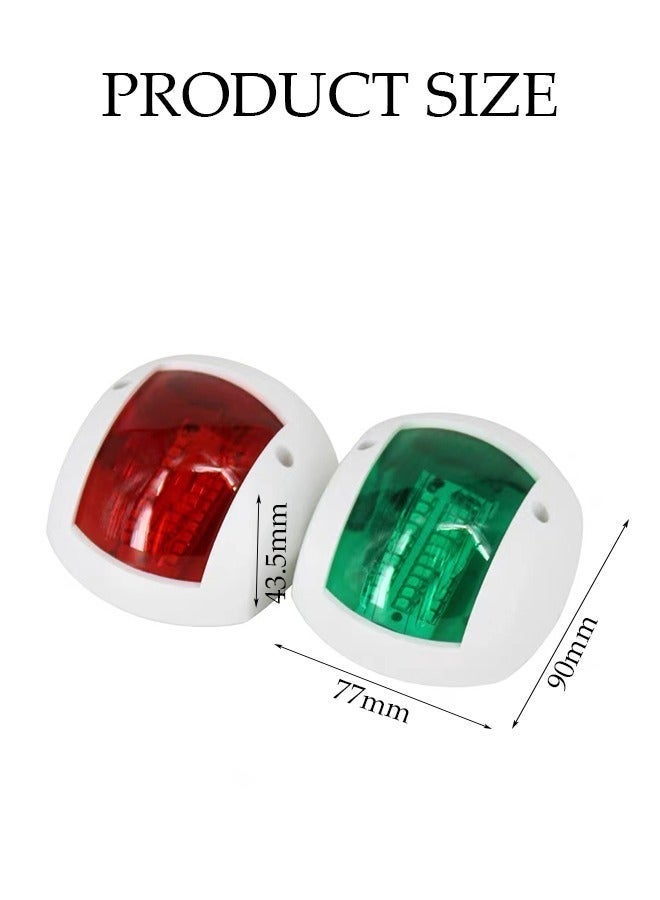 Anchor Light,Pair of LED Marine Navigation Lights，Yacht Navigation Lights, Signal Lights,Boat Navigation Light,Suitable for Most Vessels (White) - Image 2