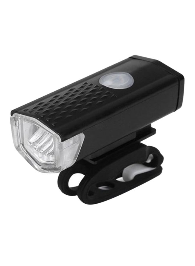 Rechargeable Bicycle Front Light 2255 black 216 tail light red 2255 black +216 tail light red (one bag) - Image 1