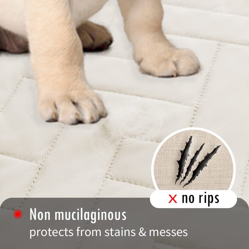fuguitex Waterproof Dog Bed Cover Couch Cover, Anti-Slip Cat Mat Pet Pad Blanket for Sofa Chair Recliner Furniture Protrctor - Image 4