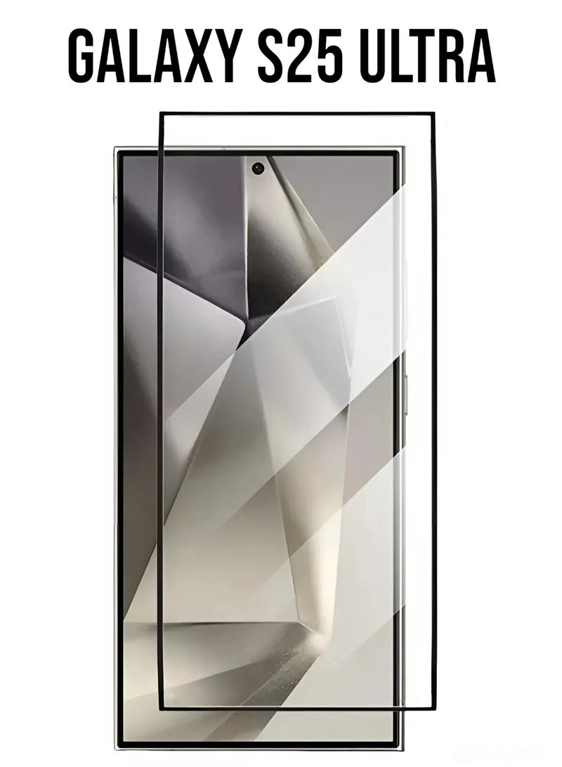 Nano screen protector for Samsung Galaxy S25 Ultra with full coverage from edge to edge (matte, anti-dust, anti-fingerprint) - Image 1