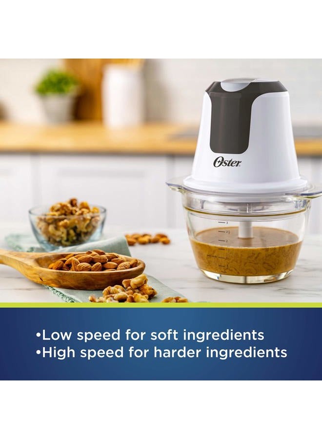 Oster 2130489 3 Cup Mini Food Chopper, White - Image 4