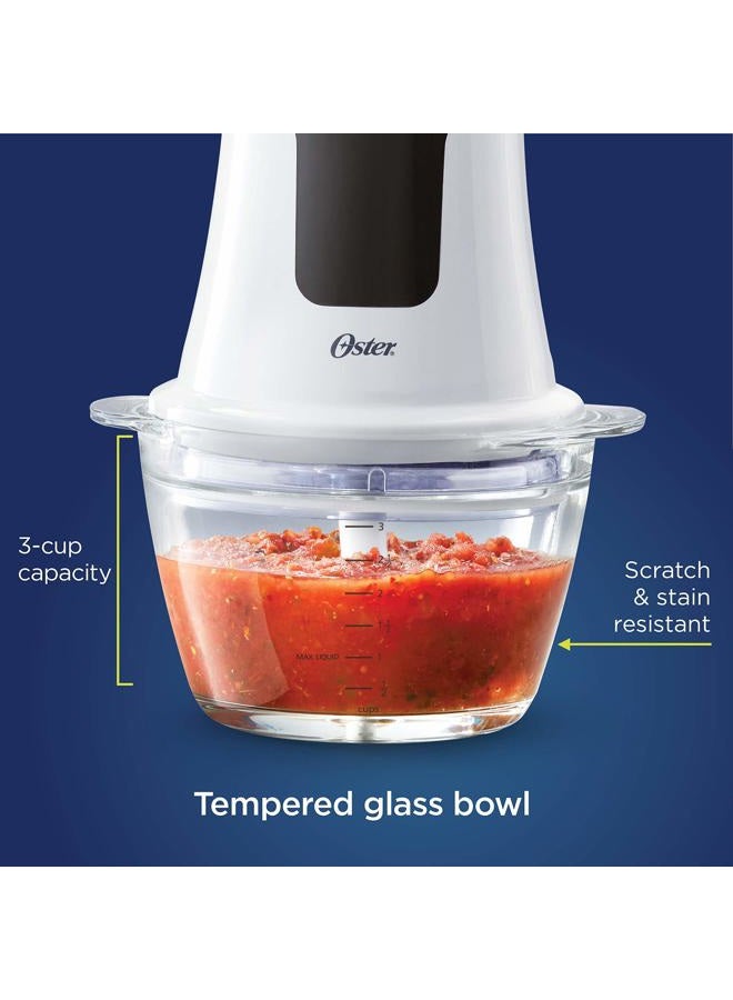 Oster 2130489 3 Cup Mini Food Chopper, White - Image 3