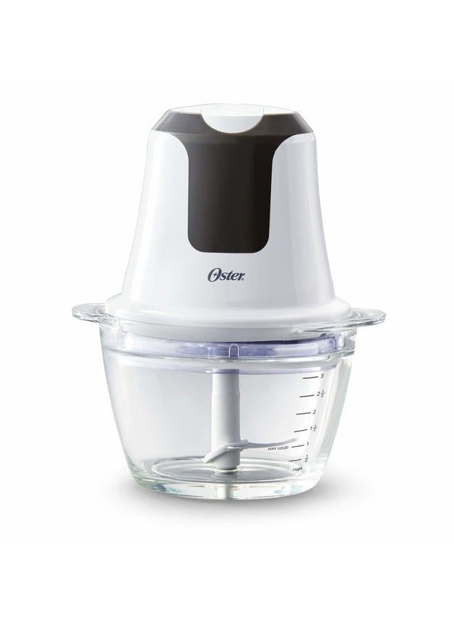 Oster 2130489 3 Cup Mini Food Chopper, White - Image 1