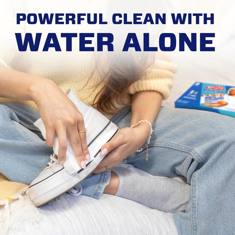 Mr Clean ممحاة سحرية أصلية، وسادات تنظيف متعددة الأغراض، مستلزمات تنظيف الحمام، منظف شامل، أبيض، 6 قطع - Image 4