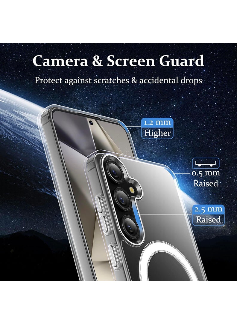 Theodor Magnetic Case for Samsung Galaxy S24 6.2-inch Compatible with MagSafe Wireless Charging, Shockproof Phone Bumper Cover Smiley (2) - Image 2