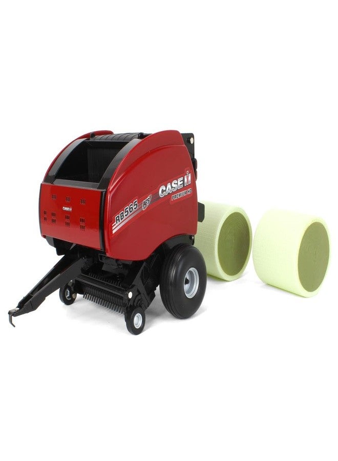 إرتل مكبس بالات دائرية من طراز ERTL 1/16 Case IH RB565 مع بالتين دائريتين، 44313 - Image 3