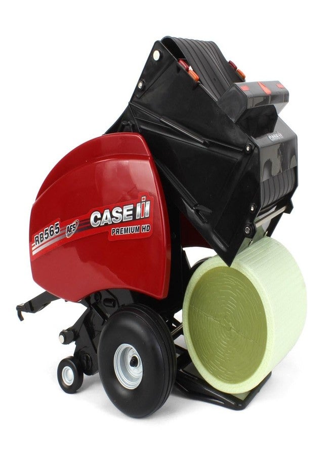 إرتل مكبس بالات دائرية من طراز ERTL 1/16 Case IH RB565 مع بالتين دائريتين، 44313 - Image 5