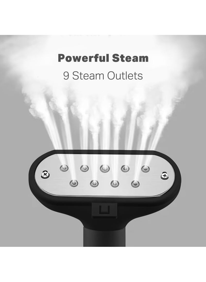 XiuWoo Heavy Duty Commercial Steamer for Clothes with 3 Steam Settings, Extra Large 1.8 Liter Water Tank, 2000 Watts, 60 Minutes Steam, Suitable for Clothing Stores,Blue  - Image 5