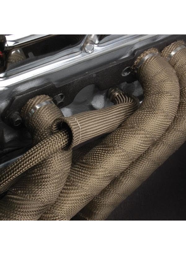 Design Engineering Design Engineering 010127 Titanium 2" x 50' Exhaust Heat Wrap with LR Technology  - Image 3