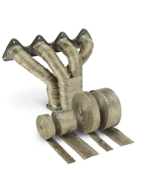 Design Engineering Design Engineering 010127 Titanium 2" x 50' Exhaust Heat Wrap with LR Technology  - Image 4