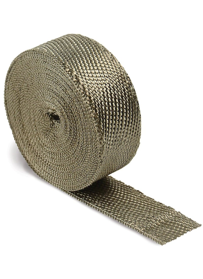 Design Engineering Design Engineering 010127 Titanium 2" x 50' Exhaust Heat Wrap with LR Technology  - Image 1