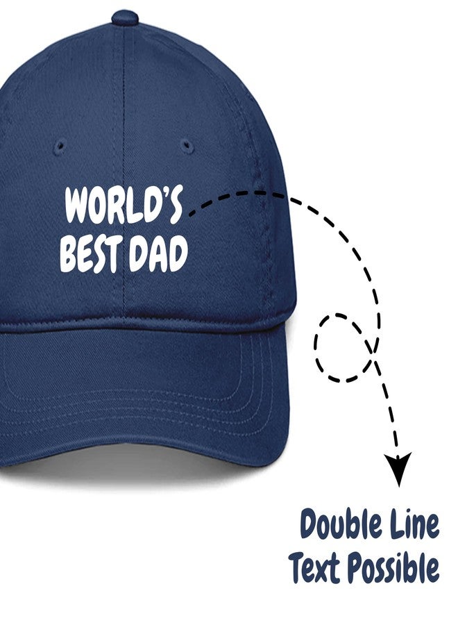 Gogirgit Customised Name Cotton Cap, Free Size, Pack of 1 (in, Alpha, Free Size, Navy Blue) - Image 5