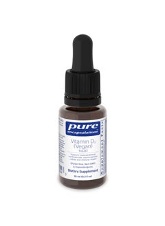 بيور إنكابسيليشن سائل فيتامين د3 (نباتي) من Pure Encapsulations | دعم مضاد للحساسية لصحة العظام والثدي والقلب والأوعية الدموية والقولون والمناعة* | 0.3 أونصة سائلة.  - Image 1