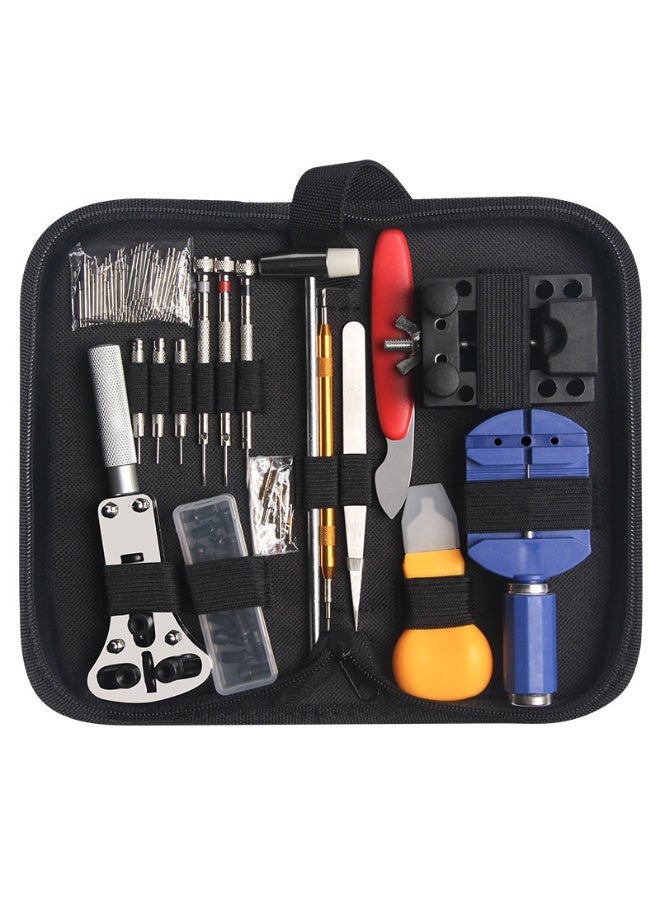 مجموعة ادوات اصلاح ساعات من 147 قطعة دي ام جي مفك براغي دقيق لازالة واصلاح الساعات اداة احترافية لتبديل بطارية الساعة ووصلة سوار واللوح الخلفي - Image 1
