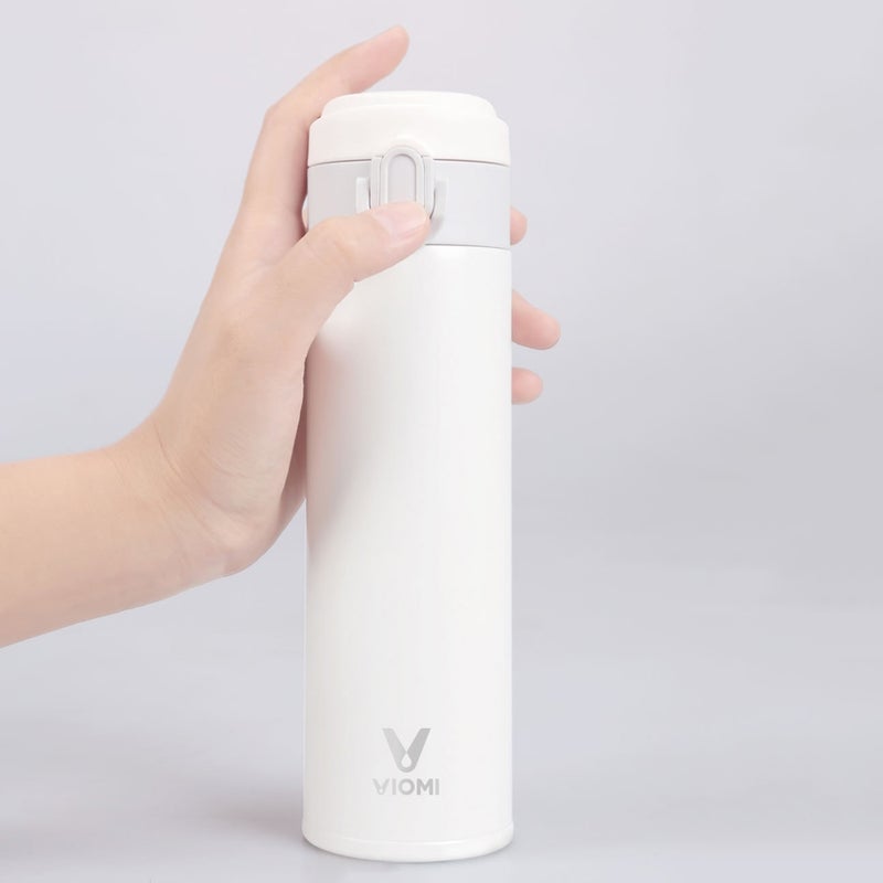 زجاجة حرارية VIOMI من الفولاذ المقاوم للصدأ بتصميم فراغي، تحافظ على الحرارة لمدة 24 ساعة، زجاجة ذكية للماء، حاوية حرارية، كوب للقهوة والشاي والحليب، كوب سفر، هدية، حاوية حرارية بسعة 300 ملليلتر - Image 5