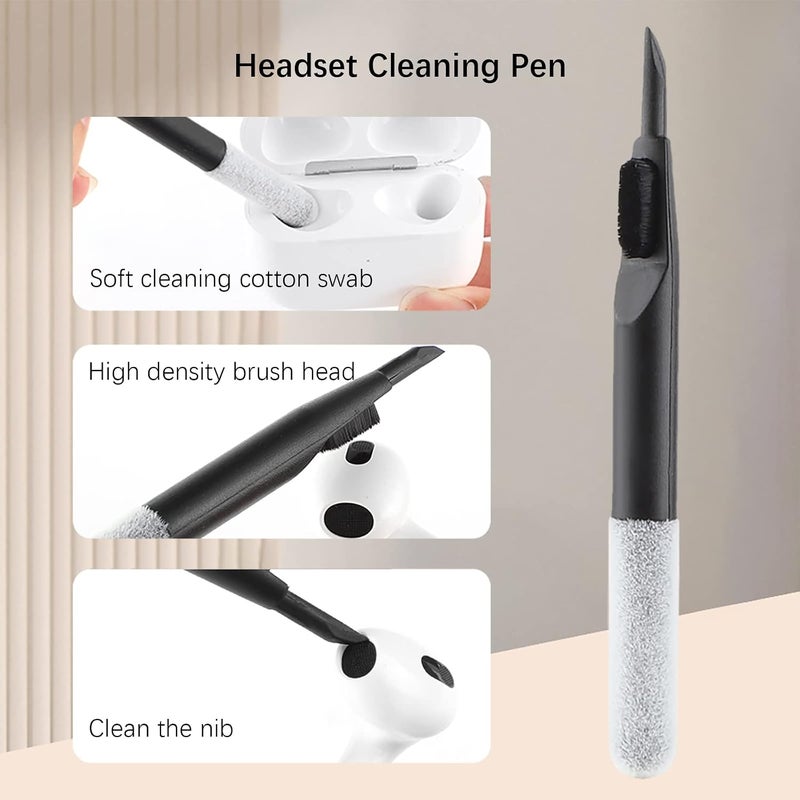 Phone Cleaning Kit - 18 in 1 Smart Cleaning Tool Kit for Smartphones, Tablets, Laptops and Earphones, Designed for Thorough and Accurate Cleaning -white - Image 4