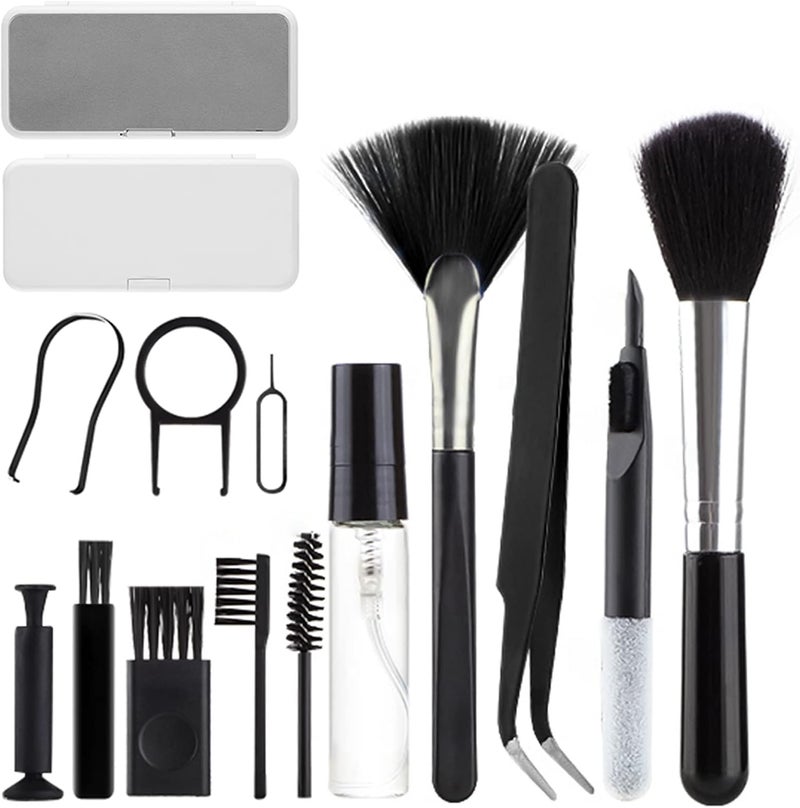 Phone Cleaning Kit - 18 in 1 Smart Cleaning Tool Kit for Smartphones, Tablets, Laptops and Earphones, Designed for Thorough and Accurate Cleaning -white - Image 1