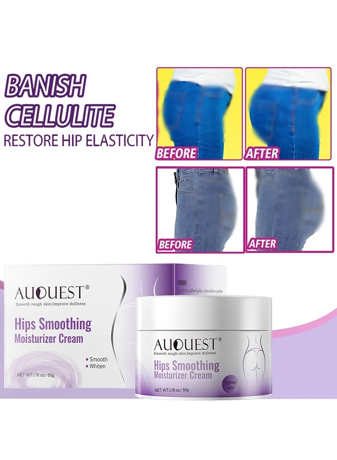 AuQuest Hips Smoothing Moisturizer Cream——Whitening Cream For Hip Moisturizing Smoothing Hydrating Skin Firming Brightening Body Care 50g - Image 1