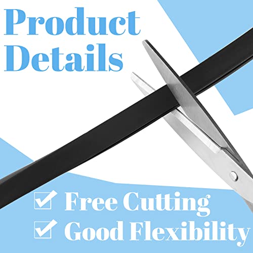 Kingdder Rubber Edge Trim U Channel Rubber Door Seal Strip Weather Resistance Sheet Metal Edge Protector Fits 1/8 Inch for Car Doors, Steel Plates, Glass, Hatches, Table Corners(35 Feet) - Image 2