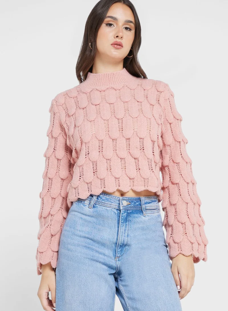 ELLA Cable Patterned Sweater