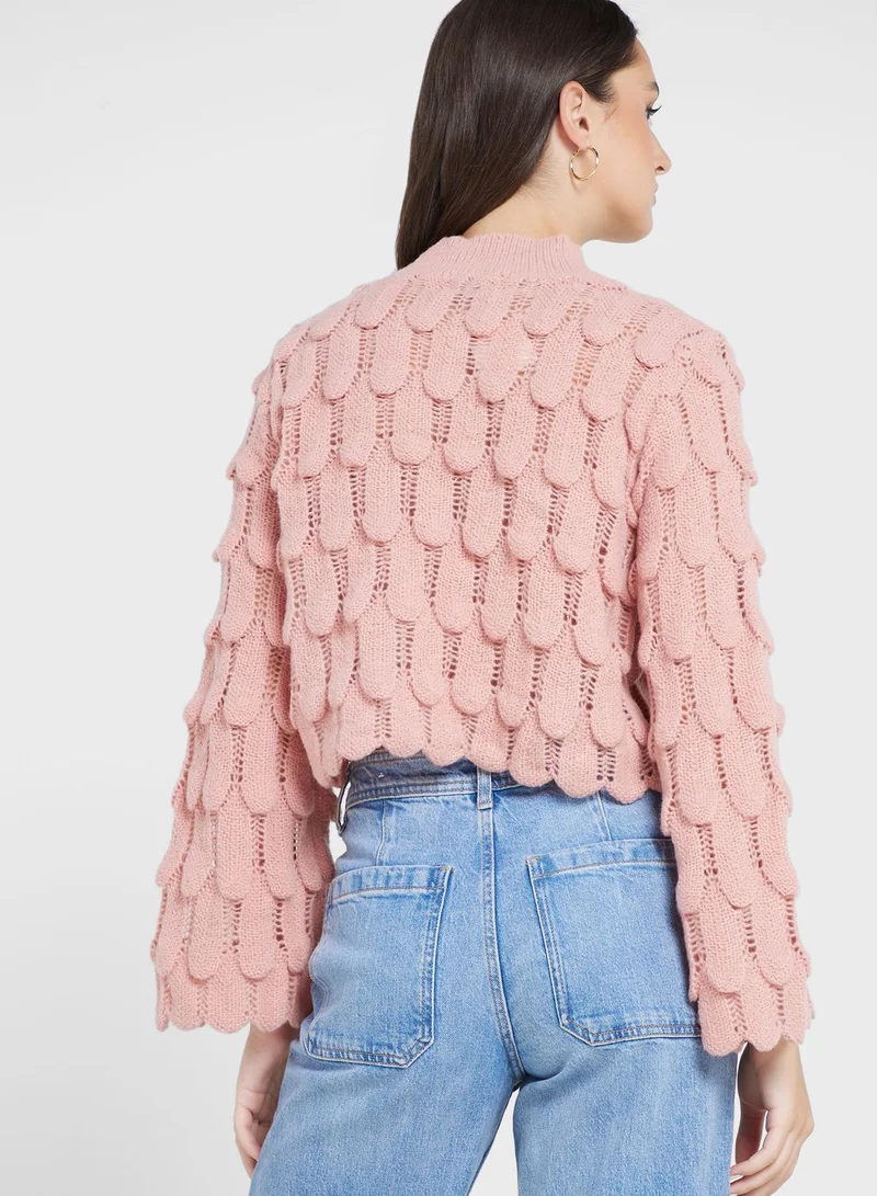 ELLA Cable Patterned Sweater