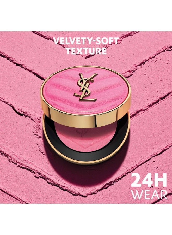 Yves Saint Laurent Make Me Blush 24H Buildable Blurring Powder Blush – 87 PINK VOLTAGE 5 - Image 4