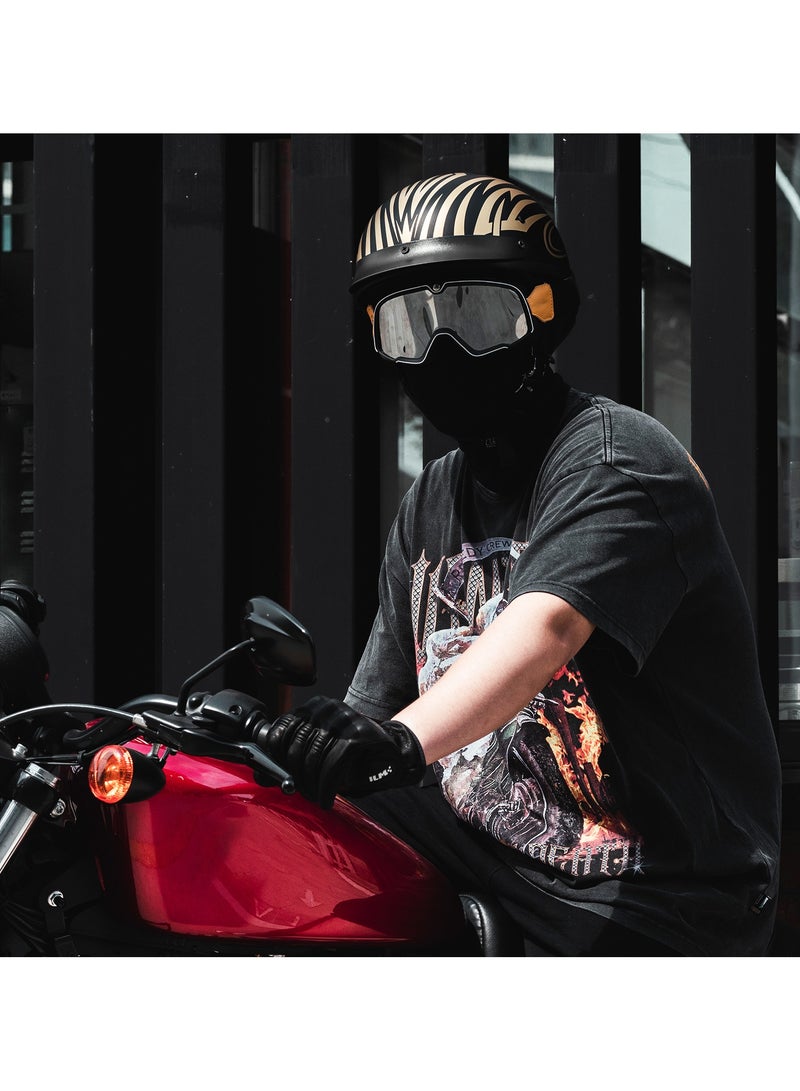 اي ال ام خوذة دراجة نارية نصف مفتوحة الوجه من ILM موديل 210 فولت - Image 1