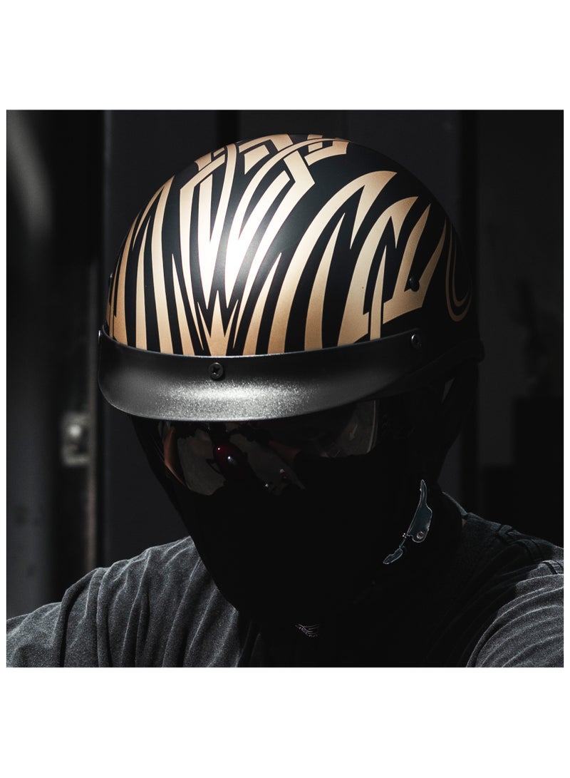 اي ال ام خوذة دراجة نارية نصف مفتوحة الوجه من ILM موديل 210 فولت - Image 3