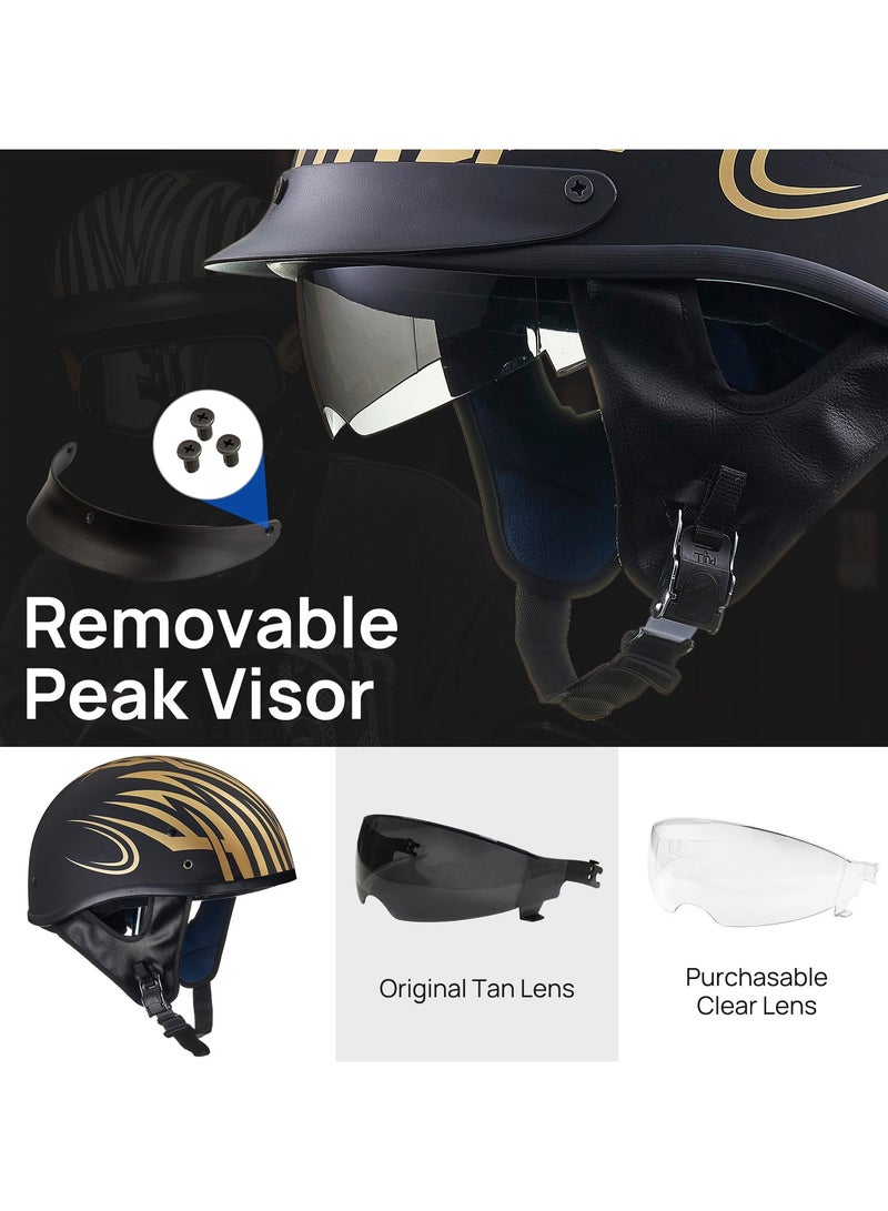 اي ال ام خوذة دراجة نارية نصف مفتوحة الوجه من ILM موديل 210 فولت - Image 4