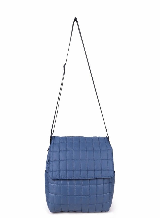 ASTRID Quilted Design Sling Bag With Zipper Closer For Girls And Women - Image 1