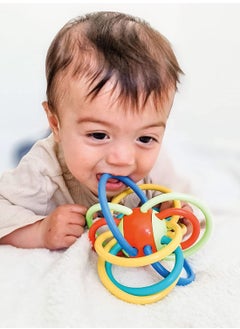 Nuby Lops teething ring and built in rattle toy  - Image 2
