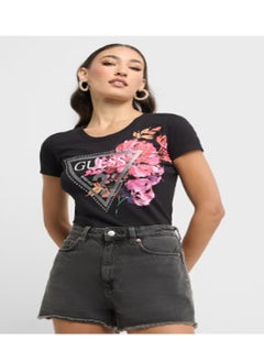 GUESS Crew Neck Graphic T-Shirt  - Image 1