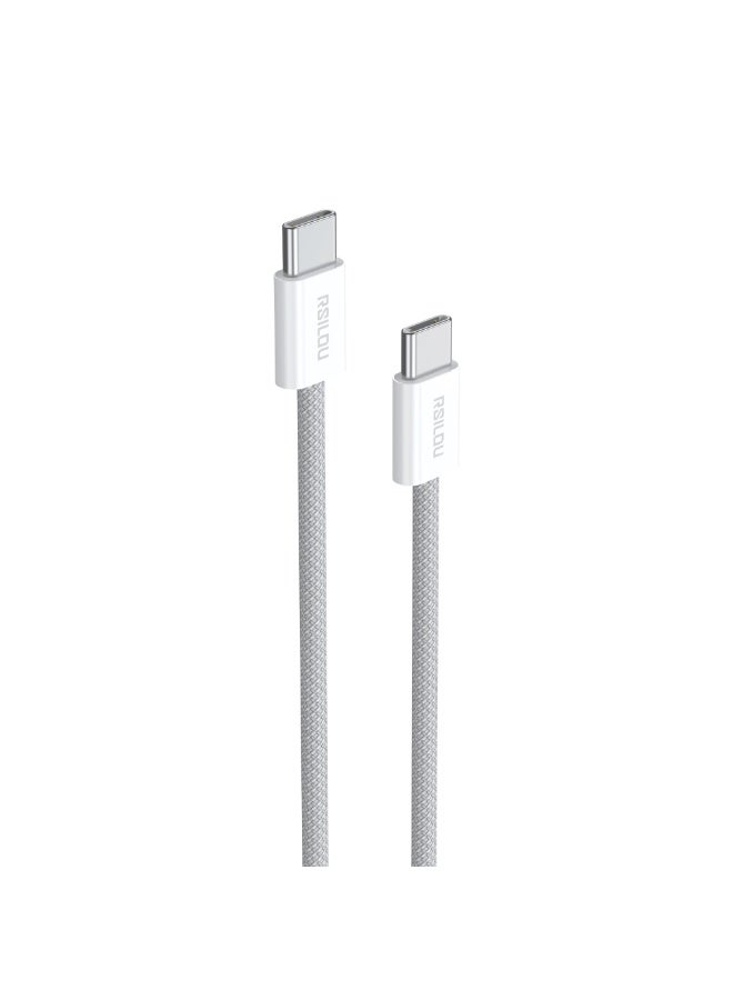 rsilou Type-C to Type-C Fast Charging Data Cable (100cm) - Image 1
