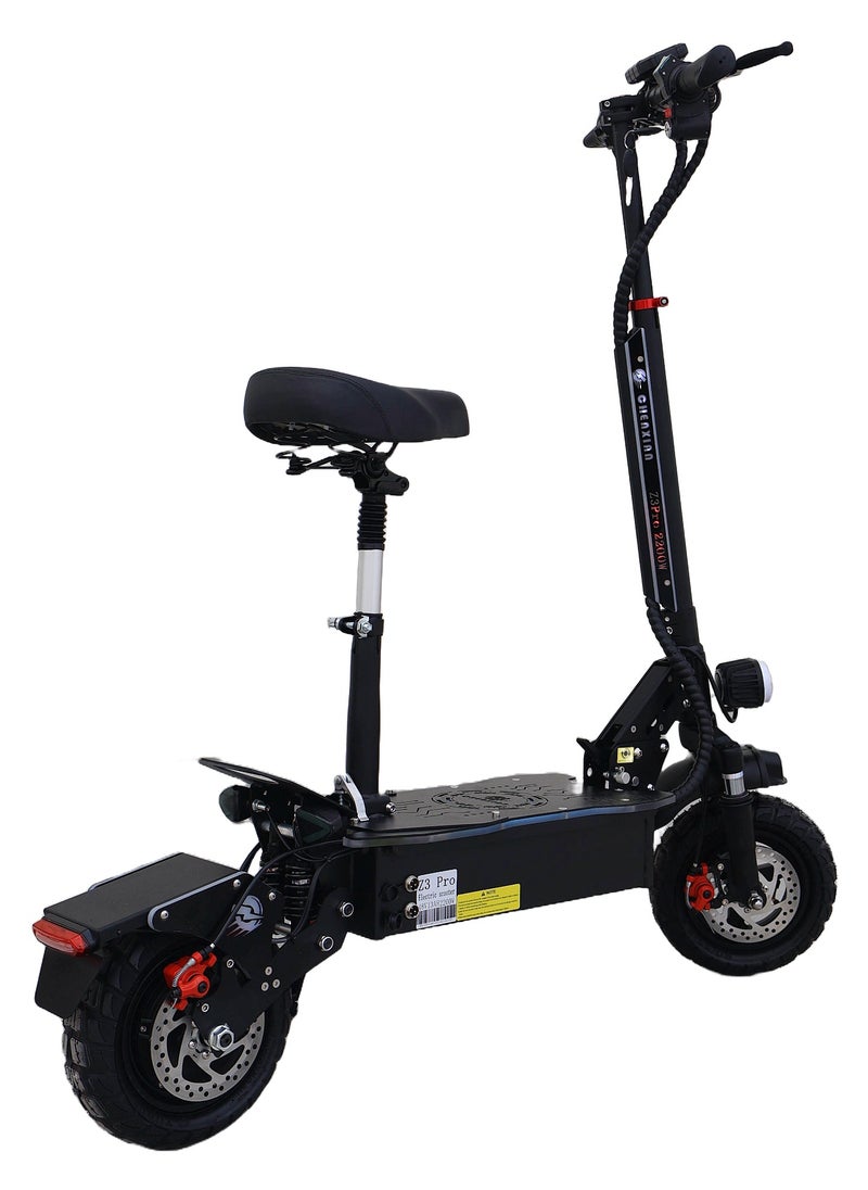 Chenxian - CHENXIAN Z3 Pro Scooter – 2200W Motor, 48V 13Ah Battery, 35-45 km Range, 70 km/h Max Speed, 4 Suspension System, LED Lights & LCD Display - Image 1