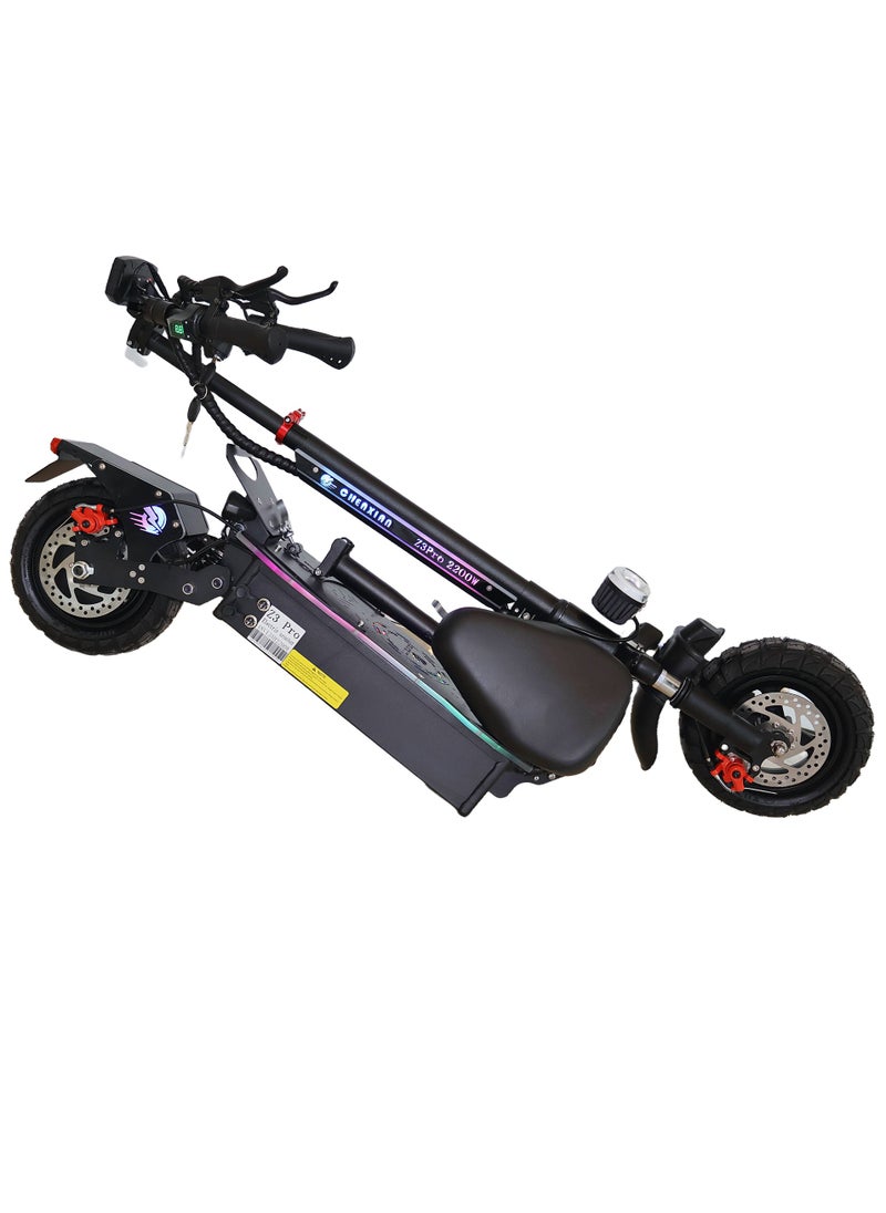 Chenxian - CHENXIAN Z3 Pro Scooter – 2200W Motor, 48V 13Ah Battery, 35-45 km Range, 70 km/h Max Speed, 4 Suspension System, LED Lights & LCD Display - Image 1