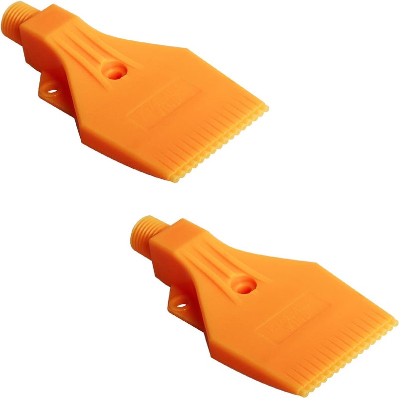 Aopin ABS Wind Nozzle - G1/4 Male, Flat Orifice, 2 Pcs for Compressed Air Machine, Dust Removal & Air Drying - Image 1