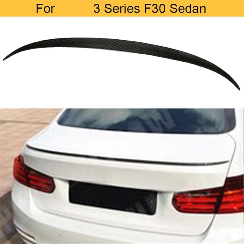 Wivplex Carbon Fiber Rear Trunk Spoiler for BMW 3 Series F30 - Image 5