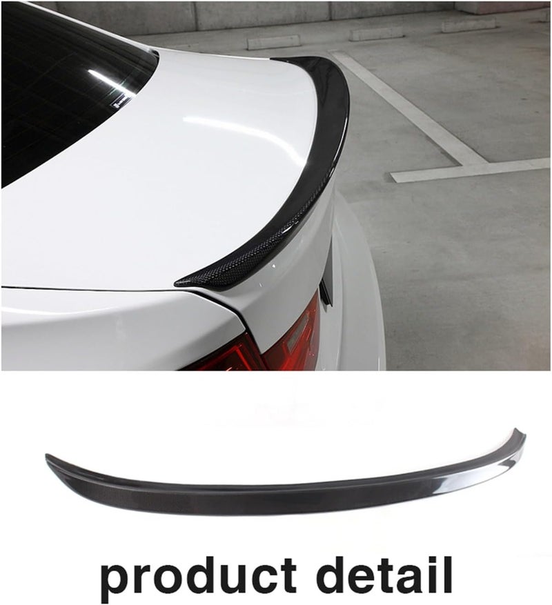 Wivplex Carbon Fiber Rear Trunk Spoiler for BMW 3 Series F30 - Image 4