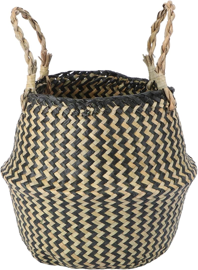 Global assorted color picks OUNONA Woven Linen Plant Basket with Double Thick Handles Foldable Storage Container for Flowers and Laundry Multipurpose Decorative Straw Basket for Kitchen and Living Organization Reliable durability Room to room portable Durability boosted processed material Multi-purpose New residential zone delivery Trendy budget practical design Closed & open space compatible Demand fit global economical quality Varied size selections Upgraded general material Wear resistant upgraded material Globally engineered build KSA market popular practical build Repeated detach compatible build Easy hand assemble compatible Multi-color available build Hardened processed substance All season compatible build Worldwide simple practical design User friendly optimized build Economical varied sizing picks Shop & home all-space compatible Multi-use detailed build Stackable design - Image 1