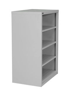 RIGID Steel Shoe rack without Door Grey 90x60x40cm  - Image 5