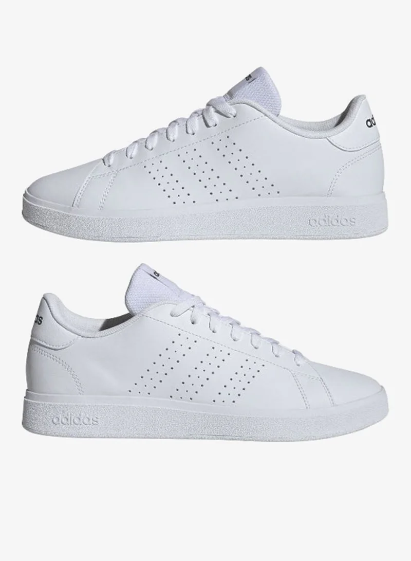Adidas FTWWHT/FTWWHT/CGREEN Advantage Base 2.0 Shoes for Men | Best Price UAE