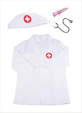 مجموعة من 4 أزياء ممرضات للأطفال والصغار، مجموعة ملابس تنكرية، أزياء تنكرية للأطباء، للأولاد والبنات من سن 3 إلى 7 سنوات، باللون الأبيض - pzsku/ZDE313624E64E28A0D780Z/45/_/1700274362/09c663c4-f9d1-4eed-b3a1-a96f7fc82760