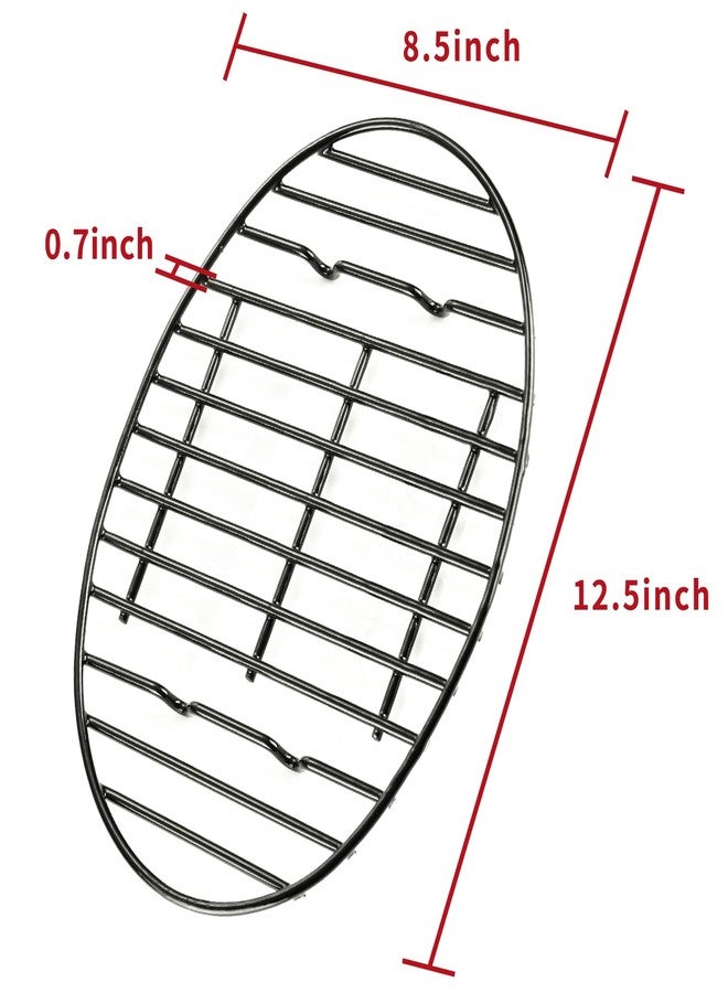 Kendane Roasting Rack with Integrated Feet, Cooling Drying Rack Kitchen Rack With Enameled Coating, PTFE Free, Great for Cooking, Roasting, Drying, Grilling, 12inch*8.5inch by KENDANE - Image 2