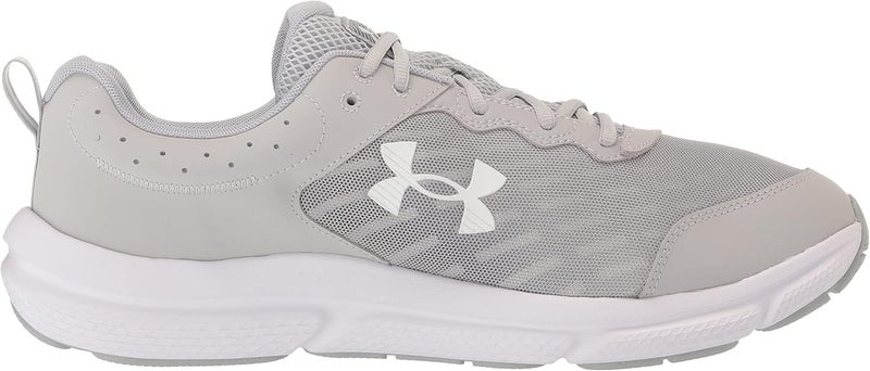 UNDER ARMOUR حذاء الجري للرجال من أندر أرمور Charged Assert 10 - رمادي مود/أبيض، مقاس 8.5 عريض - Image 5