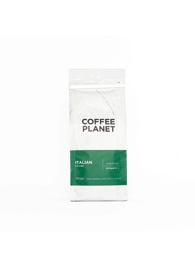 Coffee Planet Dark Roast Italian Ground Coffee- 250gms