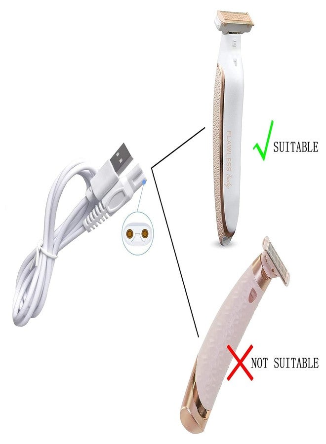 لين مي سلك USB بديل من LinMei لماكينة حلاقة الجسم Finishing Touch Flawless - Image 2