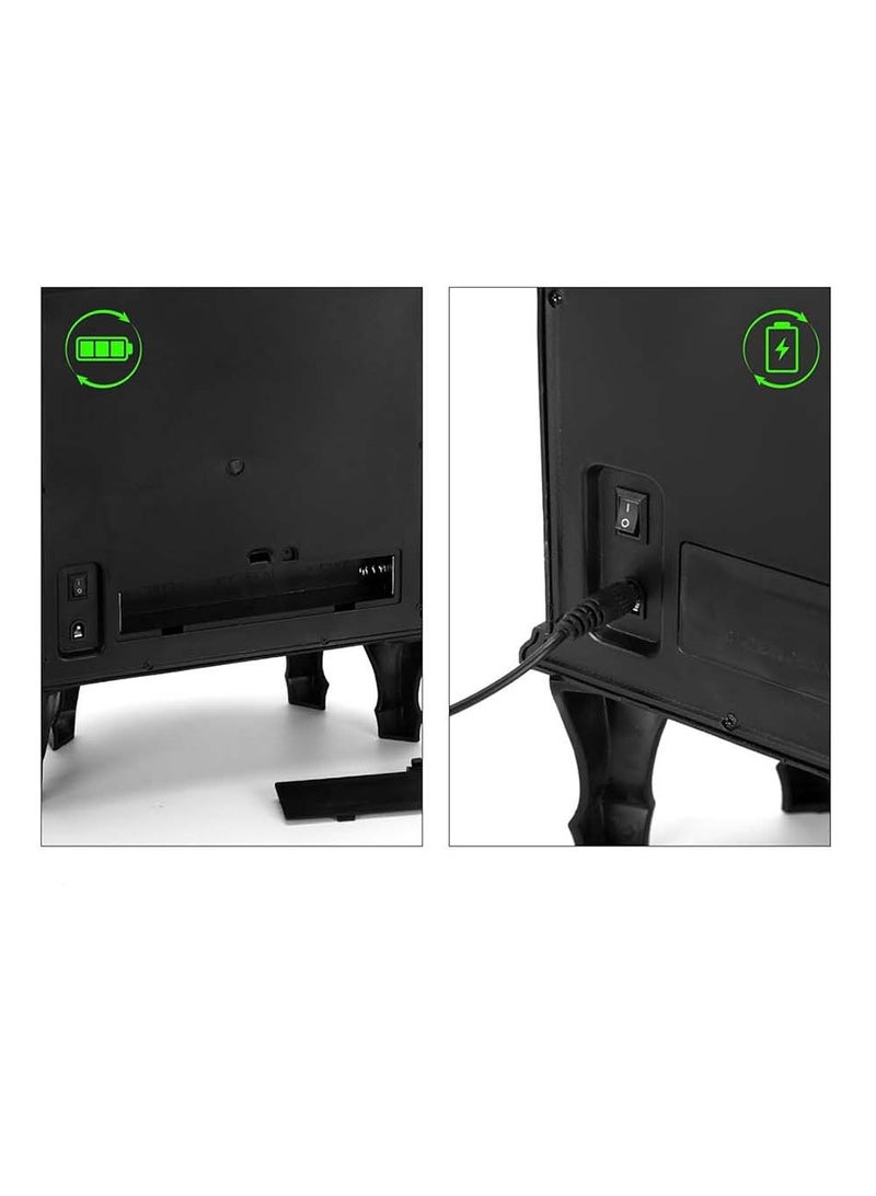 MARS Q Decorative LED lamp in the shape of a fireplace 40×56 cm - Image 5