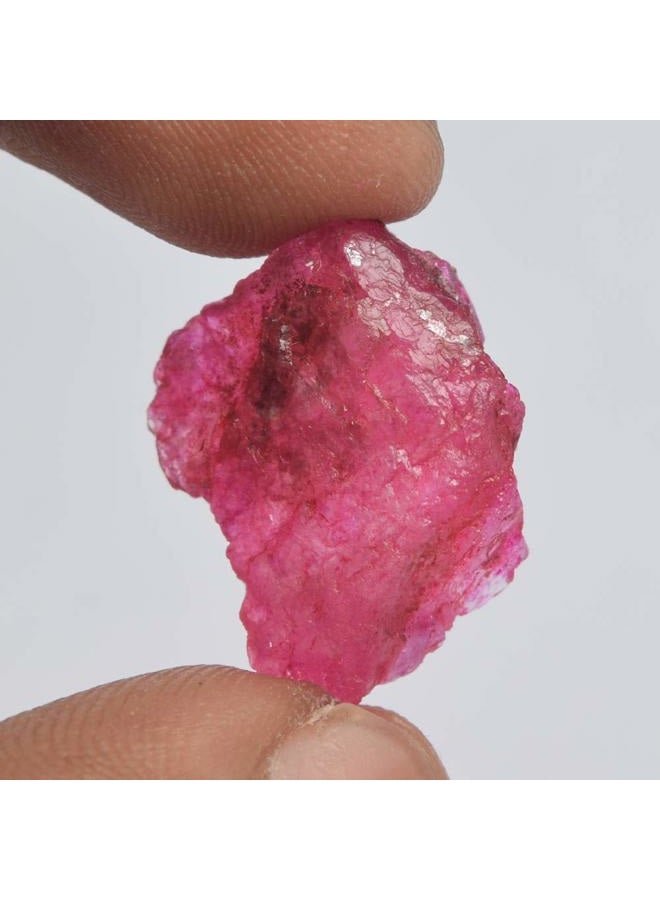 Gemhub Natural Aaa++ Quality Ruby 14.50 Ct Certified Healing Crystal Raw Rough Red Stone, Gemstone, African - - Image 2