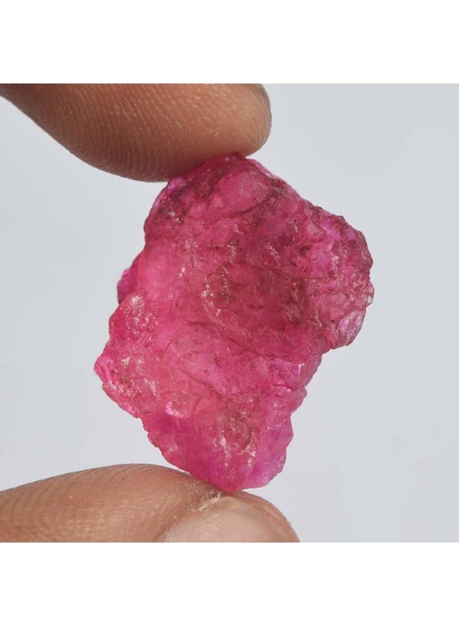 Gemhub Natural Aaa++ Quality Ruby 14.50 Ct Certified Healing Crystal Raw Rough Red Stone, Gemstone, African - - Image 3