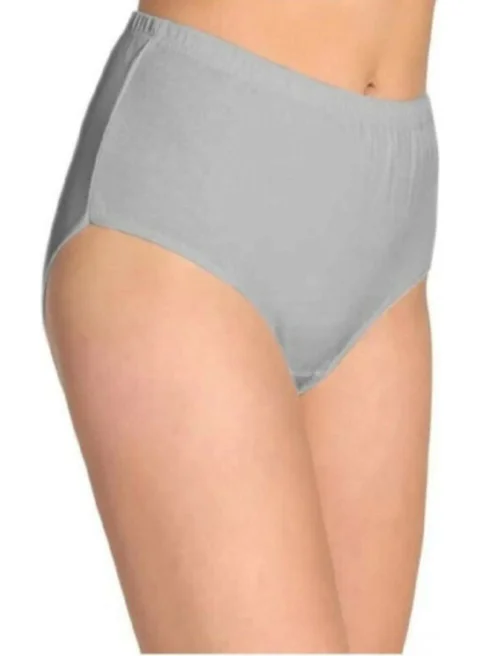 توتكو 2 Pieces Gray Color Rib Bato Panties